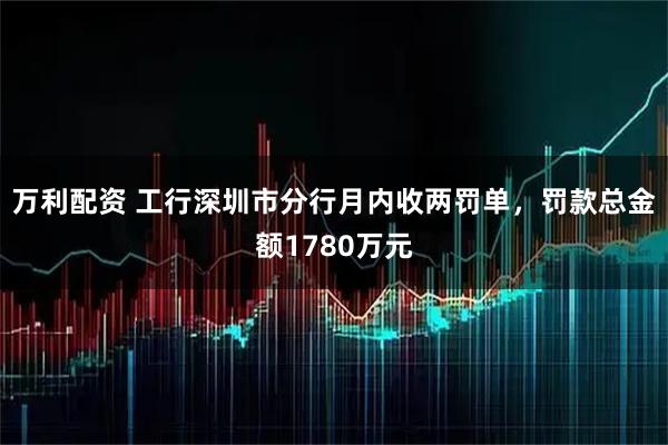 万利配资 工行深圳市分行月内收两罚单，罚款总金额1780万元