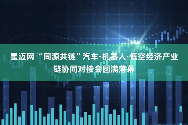 星迈网 “同源共链”汽车·机器人·低空经济产业链协同对接会圆满落幕